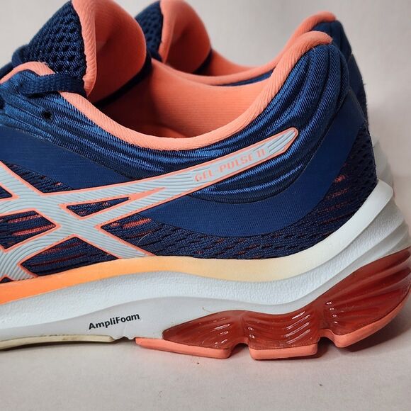 Asics Gel Pulse 11 Shoes Womens Athletic Running Gym Sneakers Blue Coral 8.5 - Picture 5 of 14